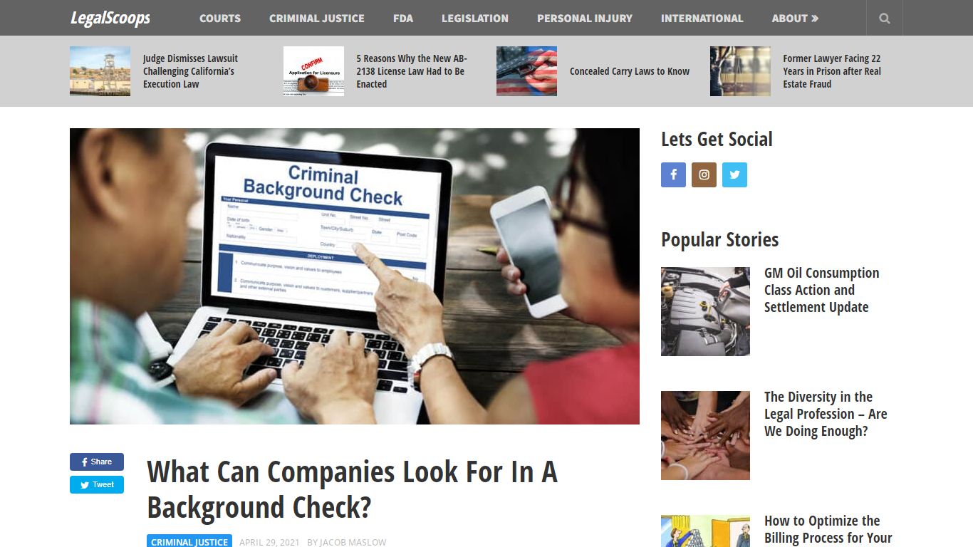 What Can Companies Look For In A Background Check?