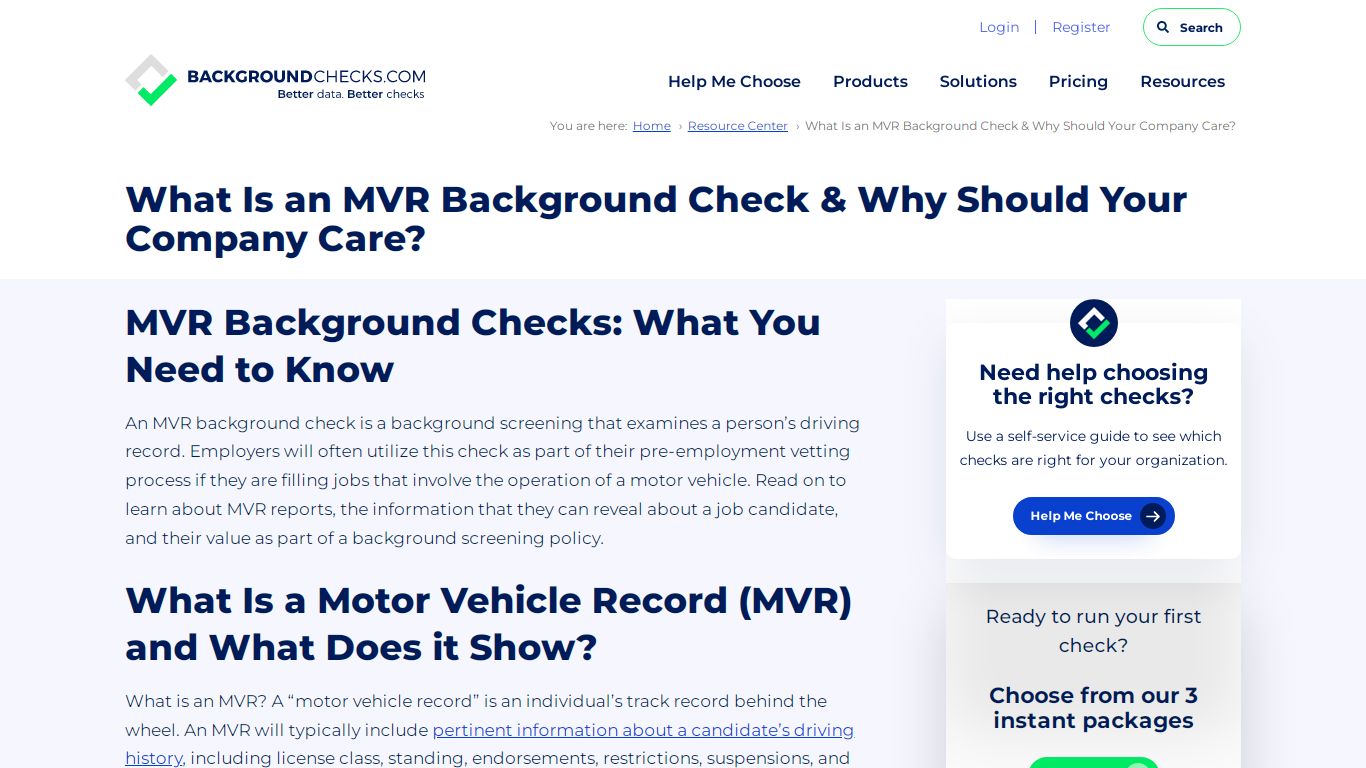 What Is an MVR Background Check & Why Should Your Company Care?